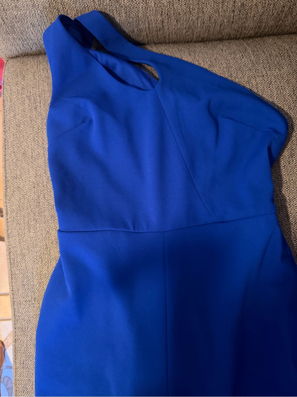 One-Shoulder Royal Blue Women’s Jumpsuit
